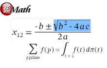 An image of the FMath Editor Suite Addon for Google Sheets