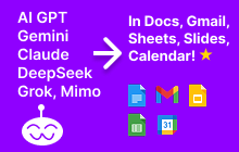 An image of the WorkGPT: GPT, Gemini™ for Sheets™ Docs™ Slides™ Addon for Google Sheets