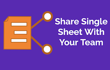 An image of the Share Single Sheet Addon for Google Sheets
