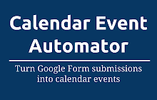 An image of the Calendar Event Automator Addon for Google Sheets