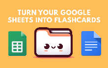 An image of the Flashcard Lab Addon for Google Sheets