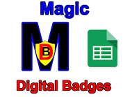 An image of the Magic Digital Badges Addon for Google Sheets