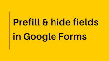 An image of the Formfacade - Prefill & email Addon for Google Sheets