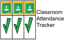An image of the Classroom Attendance Tracker Addon for Google Sheets