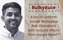 An image of the Bulkyduce Addon for Google Sheets