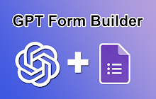 An image of the GPT Form Builder - Create Form with ChatGPT & OCR Addon for Google Sheets