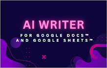 An image of the Docsium (GPT AI Writer) Addon for Google Sheets