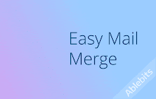 An image of the Easy Mail Merge Addon for Google Sheets
