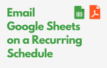 An image of the Email Spreadsheets Addon for Google Sheets