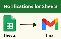 An image of the Check Sheet Notifications Addon for Google Sheets