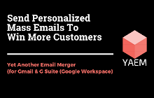 An image of the Yet Another Email Merger: Mail Merge For Gmail Addon for Google Sheets