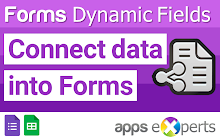 An image of the Dynamic Fields - Update Forms questions Addon for Google Sheets