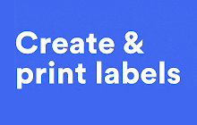 An image of the Create & Print Labels - Label maker for Avery & Co Addon for Google Sheets