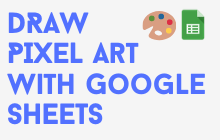 An image of the Pixel Art Addon for Google Sheets