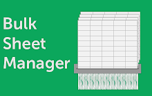 An image of the Bulk Sheet Manager Addon for Google Sheets